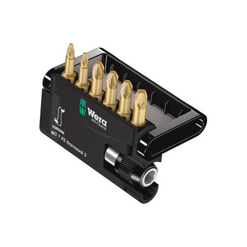 Set di inserti per avvitare WERA Bit-Check 7 Universal 2 (7 pezzi)