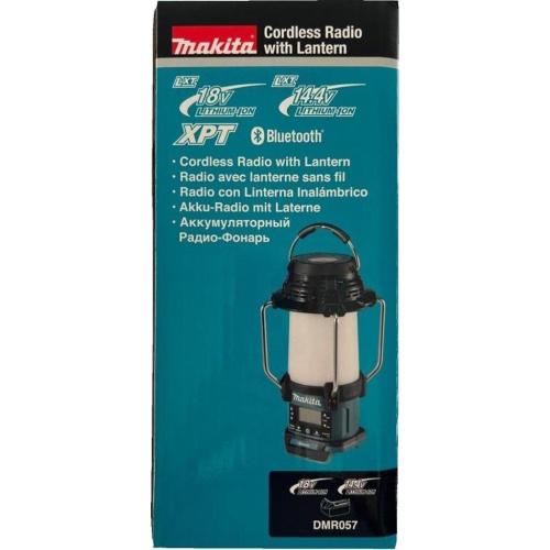 Makita DMR057 Radio-lampada senza fili 87,5-108 MHz Solo 18 V Li-Ion    