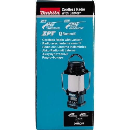 Makita DMR057 Radio-lampada senza fili 87,5-108 MHz Solo 18 V Li-Ion    