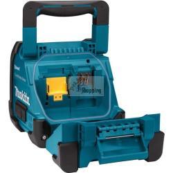 Altoparlante Bluetooth senza fili Makita DMR203 agli ioni di litio da 18 V con adattatore di alimentazione CA    