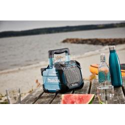 Altoparlante Bluetooth senza fili Makita DMR203 agli ioni di litio da 18 V con adattatore di alimentazione CA    