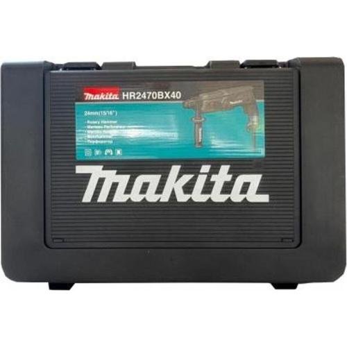 Makita HR2470BX40 Trapano a percussione 2,7J 1100 giri/min 4500 bpm 780W + accessori + custodia    