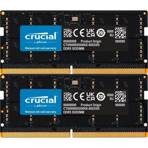 Crucial SO-DIMM DDR5-4800 64GB Kit (2x 32GB) mod. CT2K32G48C40S5