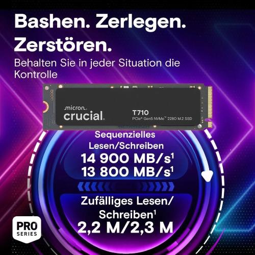 Crucial SSD T710 2TB PCie 5.0 NVMe mod. CT2000T710SSD8