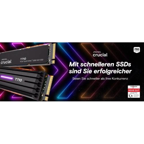 Crucial SSD T710 4TB PCie 5.0 NVMe w/Heatsink mod. CT4000T710SSD5