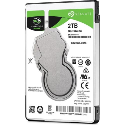 Seagate 2TB SATA-6Gb 5400rpm 128MB, 7mm, BarraCuda Mod. ST2000LM015