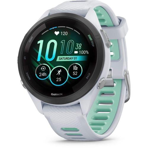 GARMIN FORERUNNER 265S BIANCO PIETRA/VERDE MENTA MOD. 010-02810-14 EAN 753759313753