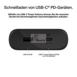 BELKIN BOOST CHARGE 3 PORT LAPT. 20.000MAH 65W USB-C/A BPB020BTBK MOD. BPB020BTBK EAN 745883887064