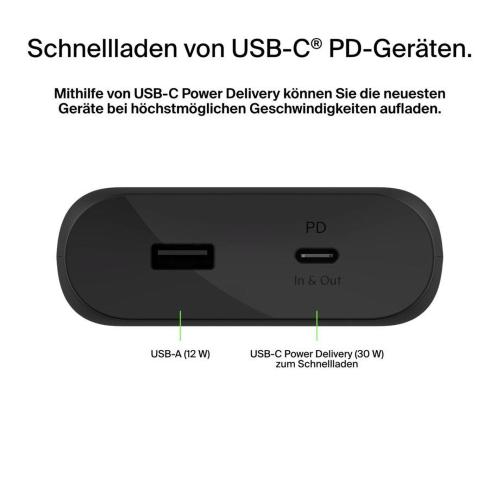 BELKIN BOOST CHARGE 3 PORT LAPT. 20.000MAH 65W USB-C/A BPB020BTBK MOD. BPB020BTBK EAN 745883887064