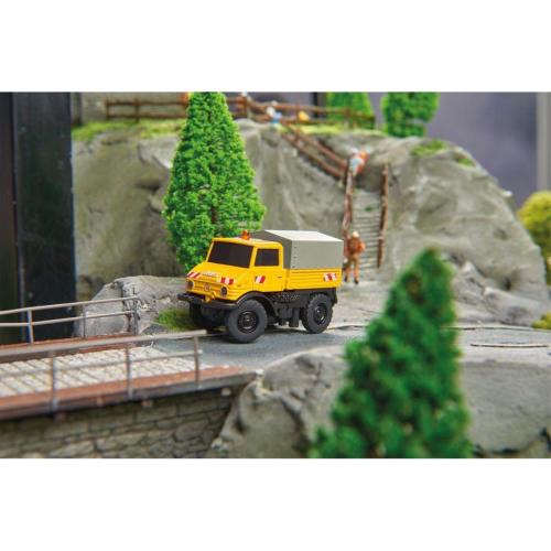 CARSON 1:87 MB UNIMOG U406 TWO WAY VEHI. 100% RTR MOD. 500504146 EAN 4005299011832