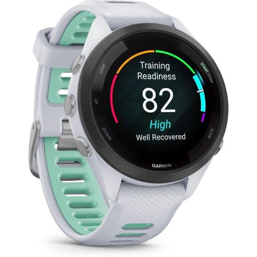 GARMIN FORERUNNER 265S BIANCO PIETRA/VERDE MENTA MOD. 010-02810-14 EAN 753759313753