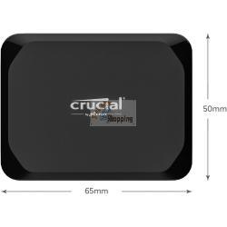 Crucial X9 Portable SSD, 4TB, USB-C 3.1 Mod. CT4000X9SSD9