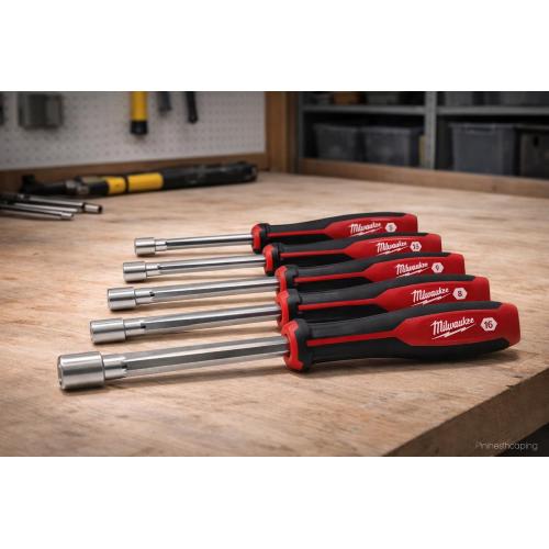 Milwaukee set 7 giraviti a bussola cavi magnetici Hollowcore