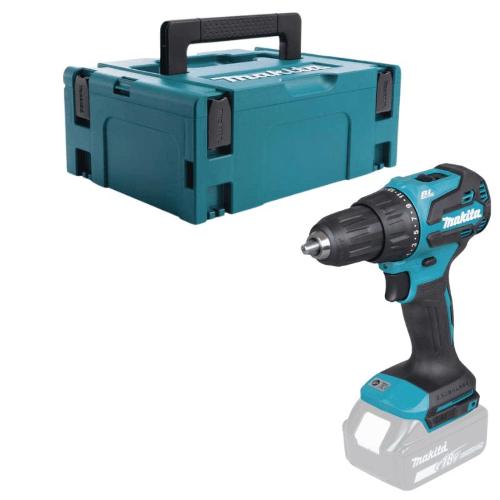 Makita DHP490ZJ Trapano combinato a batteria (NO INCLUSA) 13 mm 50 Nm 1900 giri/min 28500 bpm Solo 18 V Li-Ion con Makpac2