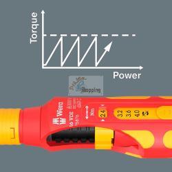 WERA 7516 VDE KRAFTFORM SAFE- TORQUE SPEED 2,4-4,0 NM MOD. 5075876001 EAN 4013288233585