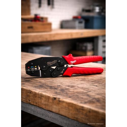 Milwaukee pinza crimpatrice a cricchetto M18, 12-10 AWG