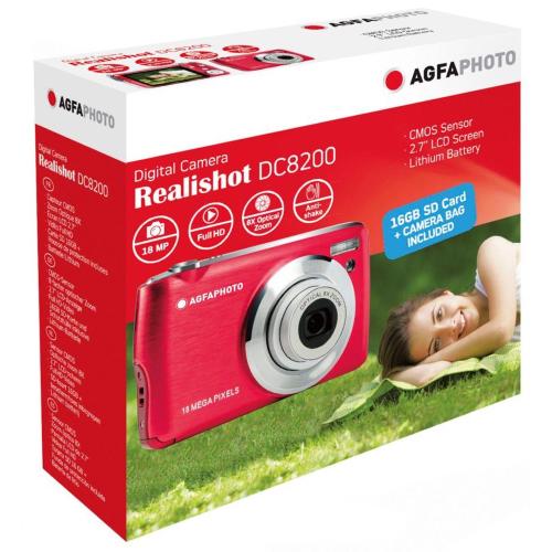AGFAPHOTO REALISHOT DC8200 ROSSO MOD. DC8200RD EAN 3760265541973