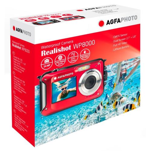 AGFAPHOTO REALISHOT WP8000 ROSSO MOD. WP8000RD EAN 3760265542192