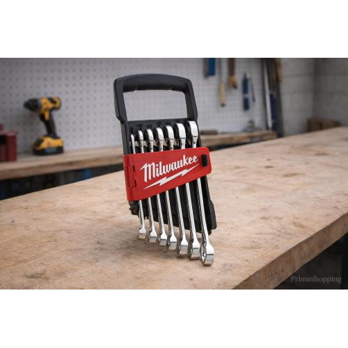 Milwaukee set metrico chiavi combinate max bite 7 pezzi