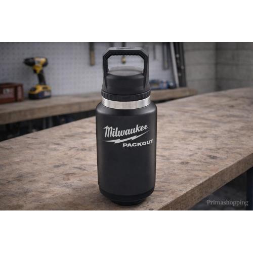 Milwaukee packout bottiglia termica 1065 ml nero