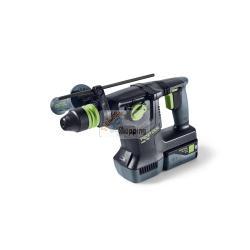 Martello Perforatore FESTOOL KHC 18 EBI-Plus (2 x 5,0 Ah + TCL6 + SYS3 L 187)