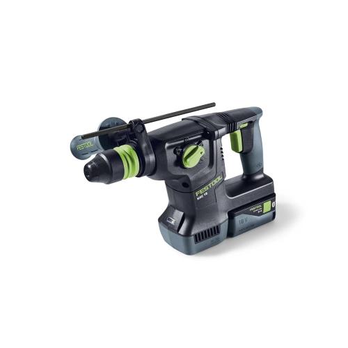 Martello Perforatore FESTOOL KHC 18 EBI-Plus (2 x 5,0 Ah + TCL6 + SYS3 L 187)