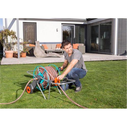 GARDENA CARRELLO AVVOLGITUBO METALLO 100 MOD. 2674-20 EAN 4078500267403