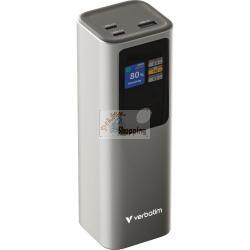 VERBATIM CHARGE 'N'GO POWER BANK 27000MAH 183W GRIGIO 32269 MOD. 32269 EAN 23942322696