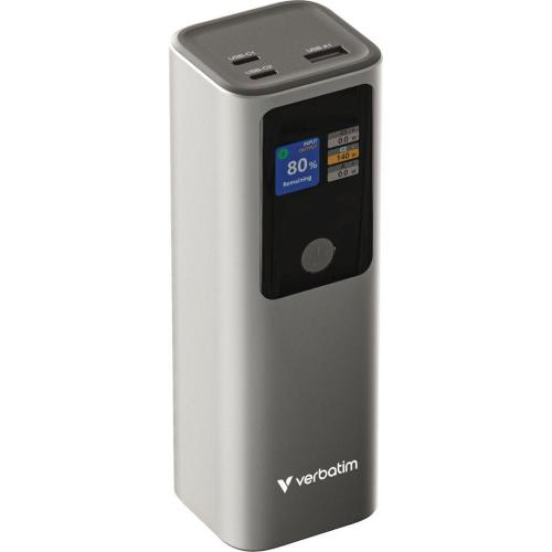 VERBATIM CHARGE 'N'GO POWER BANK 27000MAH 183W GRIGIO 32269 MOD. 32269 EAN 23942322696