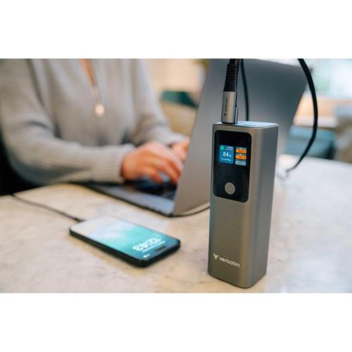 VERBATIM CHARGE 'N'GO POWER BANK 27000MAH 183W GRIGIO 32269 MOD. 32269 EAN 23942322696