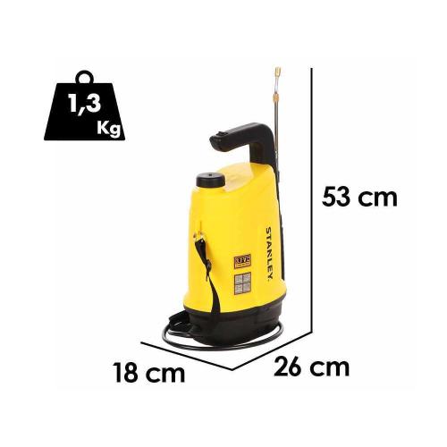 Stanley SXSPBS05E Spruzzatore a batteria 5l 1x2.6Ah 3.7V Li-Ion    