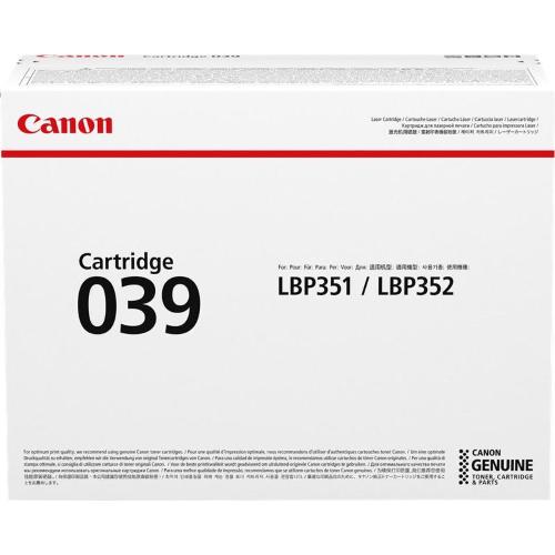 ORIGINALE Canon toner nero 039 0287C001 ~11000 Pagine 039 0287C001 EAN 4549292031485