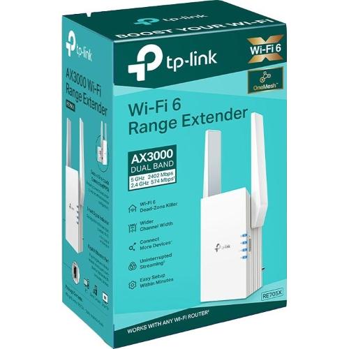 ORIGINALE TP-Link Accessori per computer Bianco RE705X Repeater RE705X Repeater EAN 4897098683347