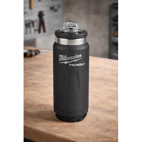 Milwaukee packout bottiglia 532 ml nero termica
