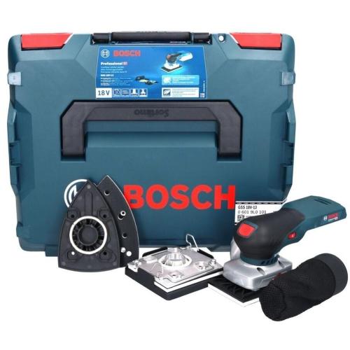 Levigatrice orbitale a batteria Bosch GSS18V-18 2mm 20000opm 10000rpm Solo 18V Li-Ion con L-Boxx    