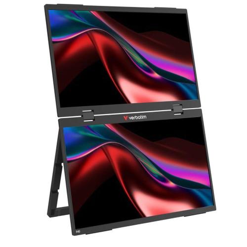 VERBATIM PORTABLE 15.6 DUAL MONITOR ESSENTIALS MOD. 32403 EAN 23942324034