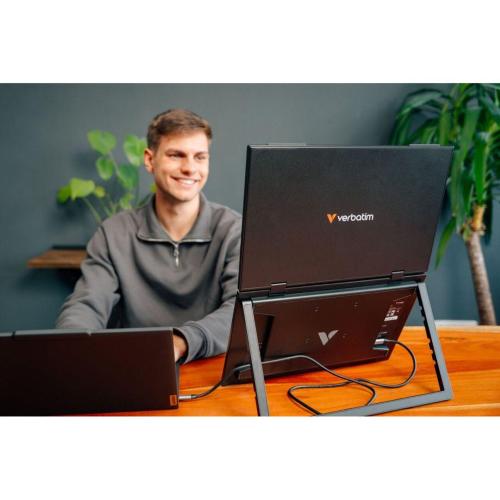 VERBATIM PORTABLE 15.6 DUAL MONITOR ESSENTIALS MOD. 32403 EAN 23942324034