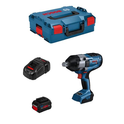 Avvitatore a massa battente BOSCH GDS 18V-1050 H (1 x 8,0 Ah ProCORE + GAL1880CV + L-Boxx 136)