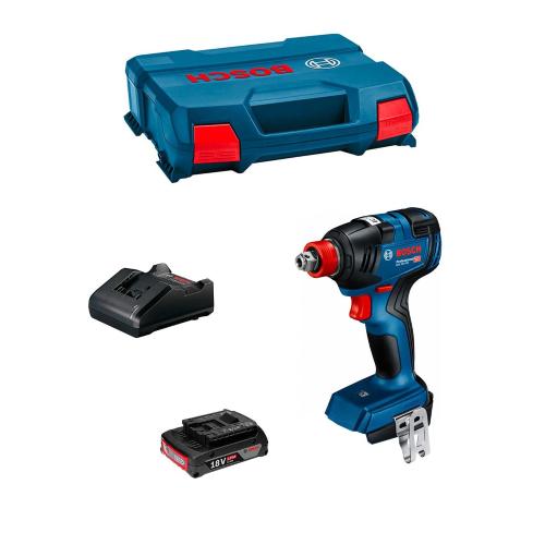 Avvitatore a massa battente BOSCH GDX 18V-200 (1 x 2,0 Ah + GAL18V-20 + L-Case)