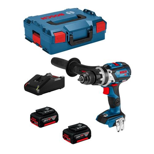 Trapano a Percussione BOSCH GSB 18V-110 C (2 x 5,0 Ah + GAL18V-40 + L-Boxx 136)