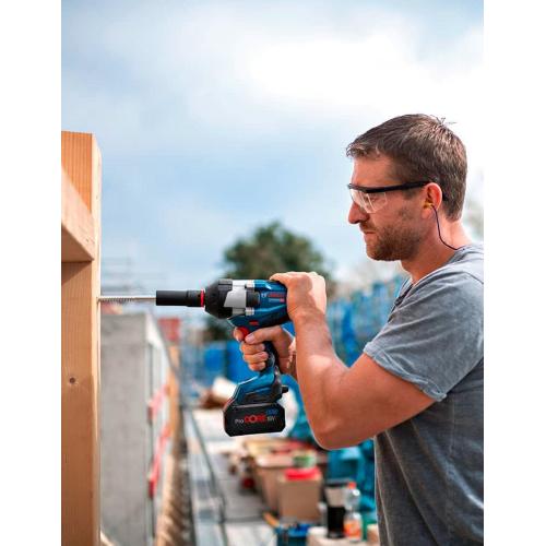 Avvitatore a massa battente BOSCH GDS 18V-1000 C (2 x 5,5 Ah ProCORE + GAL1880CV + L-Boxx 136)