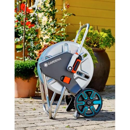 Carrello porta tubi flessibili Metallo GARDENA CleverRoll M 25m (5/8")