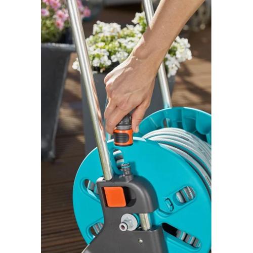 Set carrello avvolgitubo + accessori GARDENA CleverRoll S