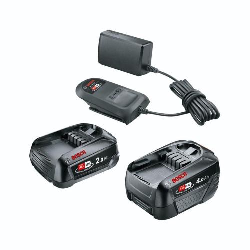 BOSCH STARTER-SET 18 V 2AH + 4AH + AL18V-20 EU MOD. 1600A027U9 EAN 4053423231434