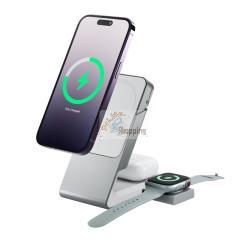 ALOGIC MATRIX+ 3-IN-1 MAGNETIC CHARGER+POWER BANK+AW PUK BIANCO MOD. MSPBDDAWCWH-G EAN 9350784027795