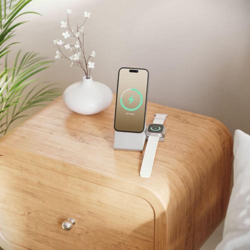 ALOGIC MATRIX+ 3-IN-1 MAGNETIC CHARGER+POWER BANK+AW PUK BIANCO MOD. MSPBDDAWCWH-G EAN 9350784027795