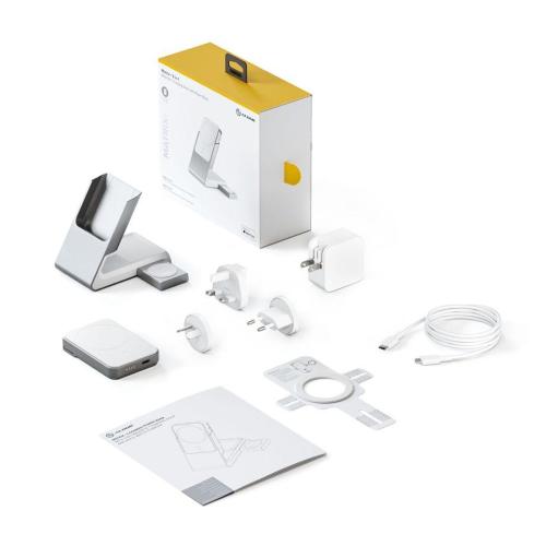 ALOGIC MATRIX+ 3-IN-1 MAGNETIC CHARGER+POWER BANK+AW PUK BIANCO MOD. MSPBDDAWCWH-G EAN 9350784027795