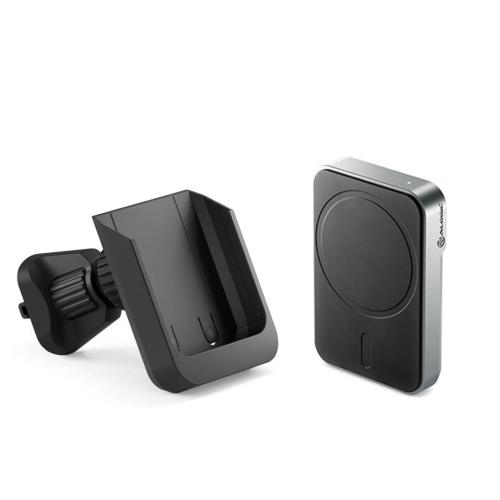 ALOGIC MATRIX+ WIRELESS 3-IN-1 CHARGING ST.MAGSAFE + VENT MOUNT MOD. MM31CPBCBK-G EAN 9350784028402