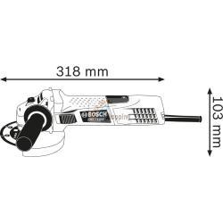 BOSCH GWS 7-115 E SMERIGLIATR. ANGOLARE CON SCATOLA CARTONE MOD. 601388203 EAN 3165140823739