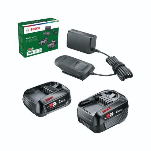 BOSCH STARTER-SET 18 V 2AH + 4AH + AL18V-20 EU MOD. 1600A027U9 EAN 4053423231434
